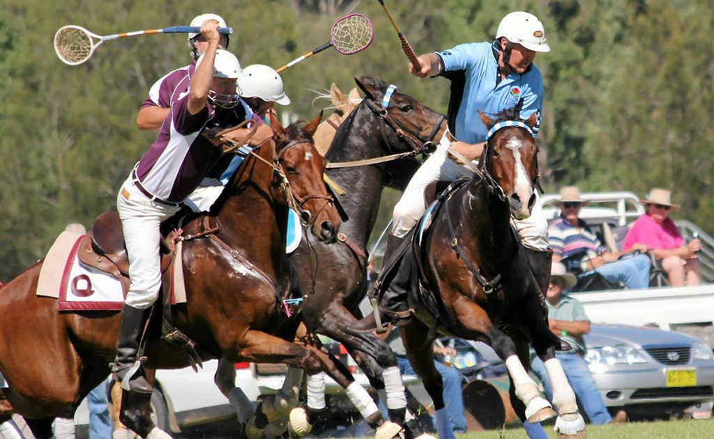 Ross Shepherd (left) in interstate polocrosse action at Morgan Park, the venue for the Barastoc Nationals in April in 2007. Ross Shepherd (left) in interstate polocrosse action at Morgan Park, the venue for the Barastoc Nationals in April in 2007.